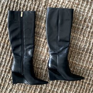 Vince Camuto leather boots - wedge heel